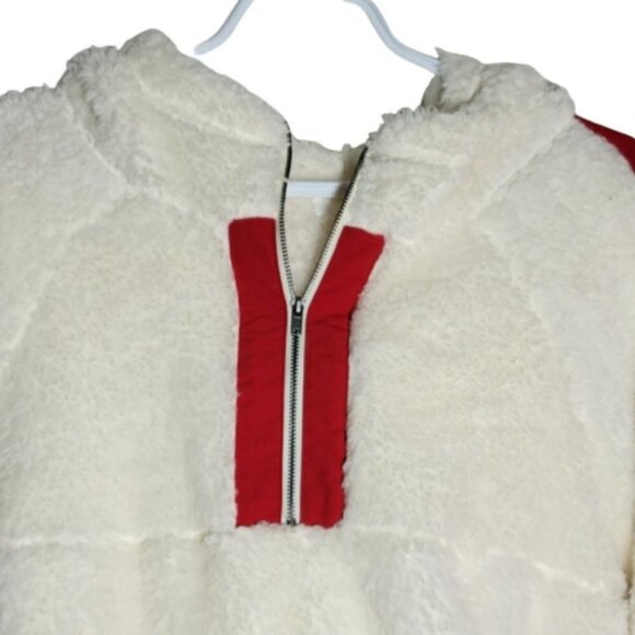 BP OverSize Teddy bear hooded crop pullover jacket - Picture 2 of 7